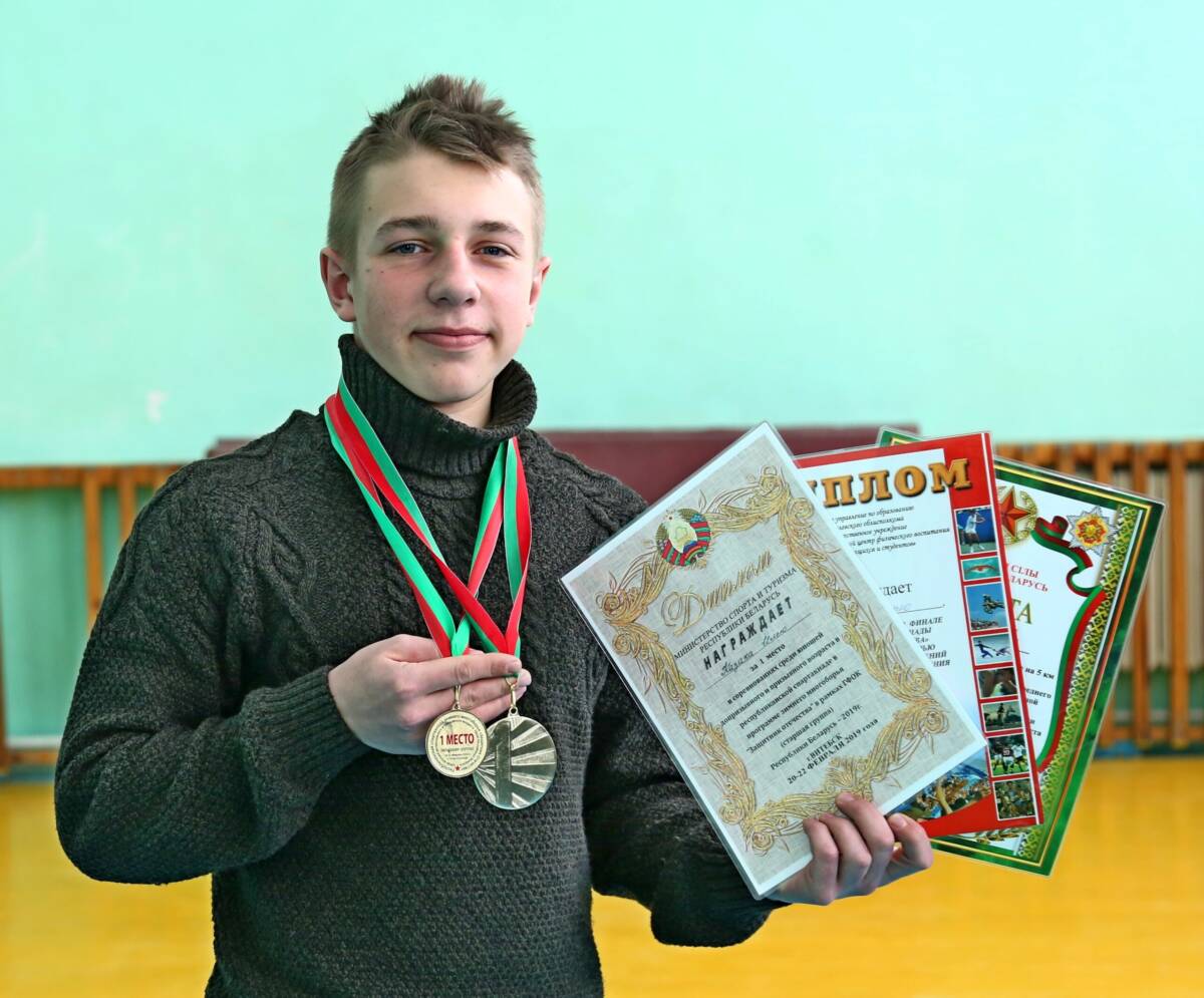 Один из подающих надежды шкловских спортсменов в этом году заканчивает школу