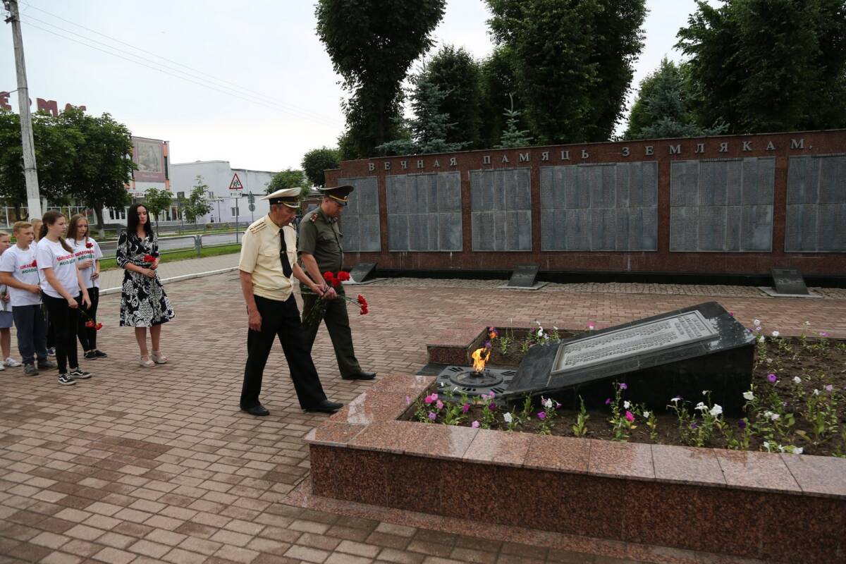 В памятный день 22 июня в Шклове прошла акция “Звон скорби”
