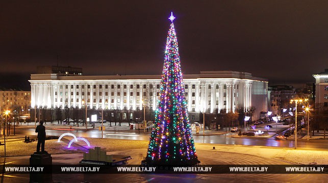 Огни на главной елке Могилева зажгут 15 декабря