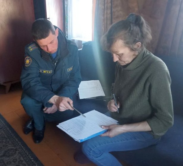 Прафілактычную работу праводзяць ратавальнікі Шклоўшчыны