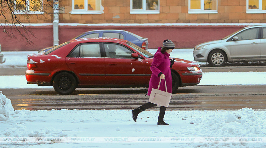 Гололедицу прогнозируют в Беларуси 30 ноября