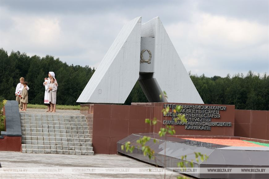 Мемориальный комплекс партизанской славы «Усакино» в Кличевском районе открыли после реконструкции