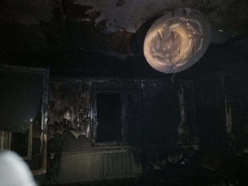 Частный дом горел в Шкловском районе