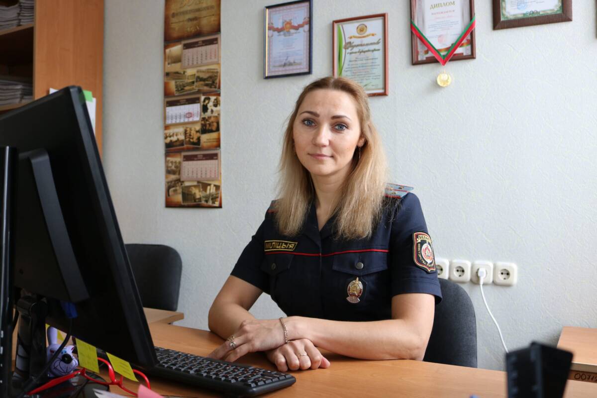 Инспектор уголовной инспекции Шклова стала победителем в областном смотре-конкурсе