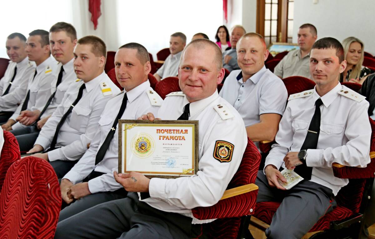 Шкловский отдел Департамента охраны МВД Республики Беларусь отметил 55-летие со дня образования