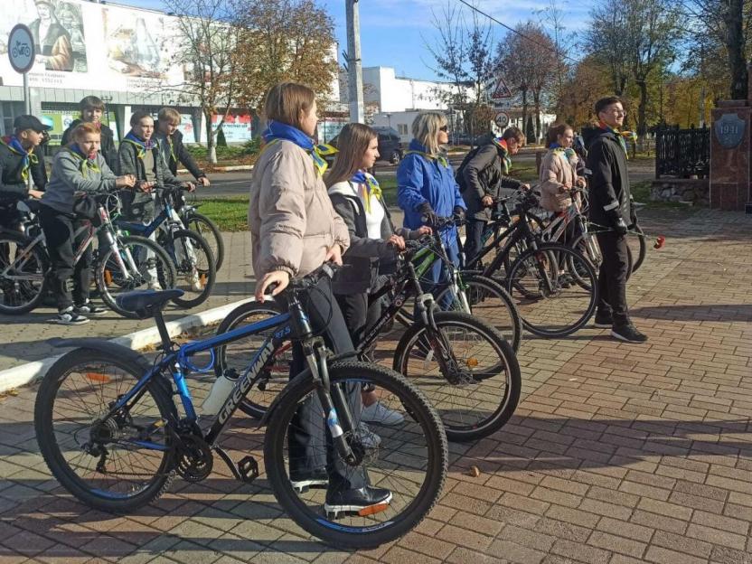 Велопробег «С днем рождения, БМООСП!» прошел в Шклове