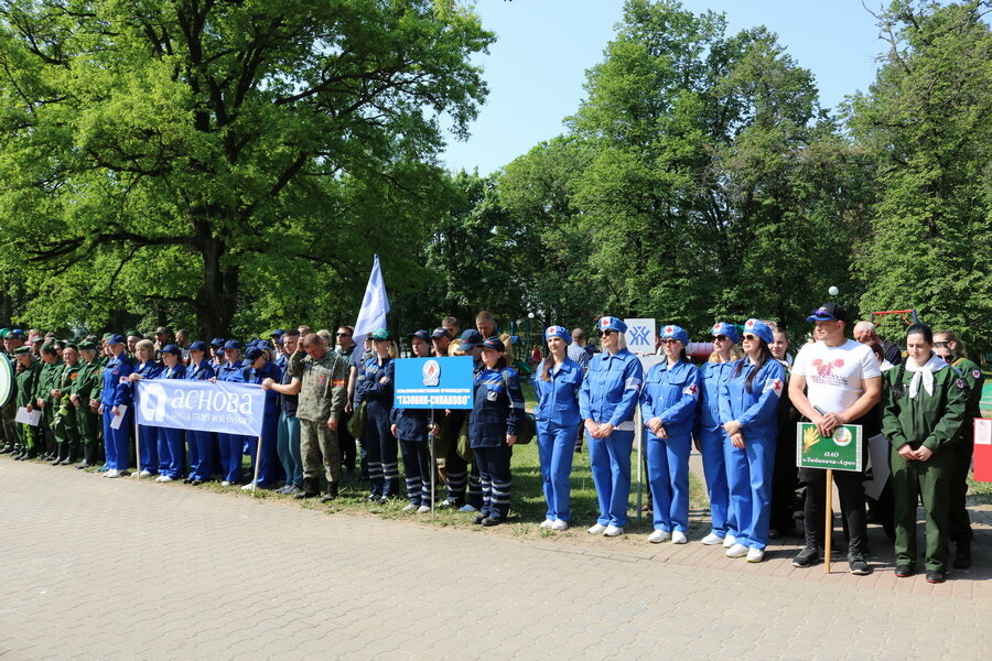 В Шклове прошли районные соревнования на лучшее формирование гражданской обороны