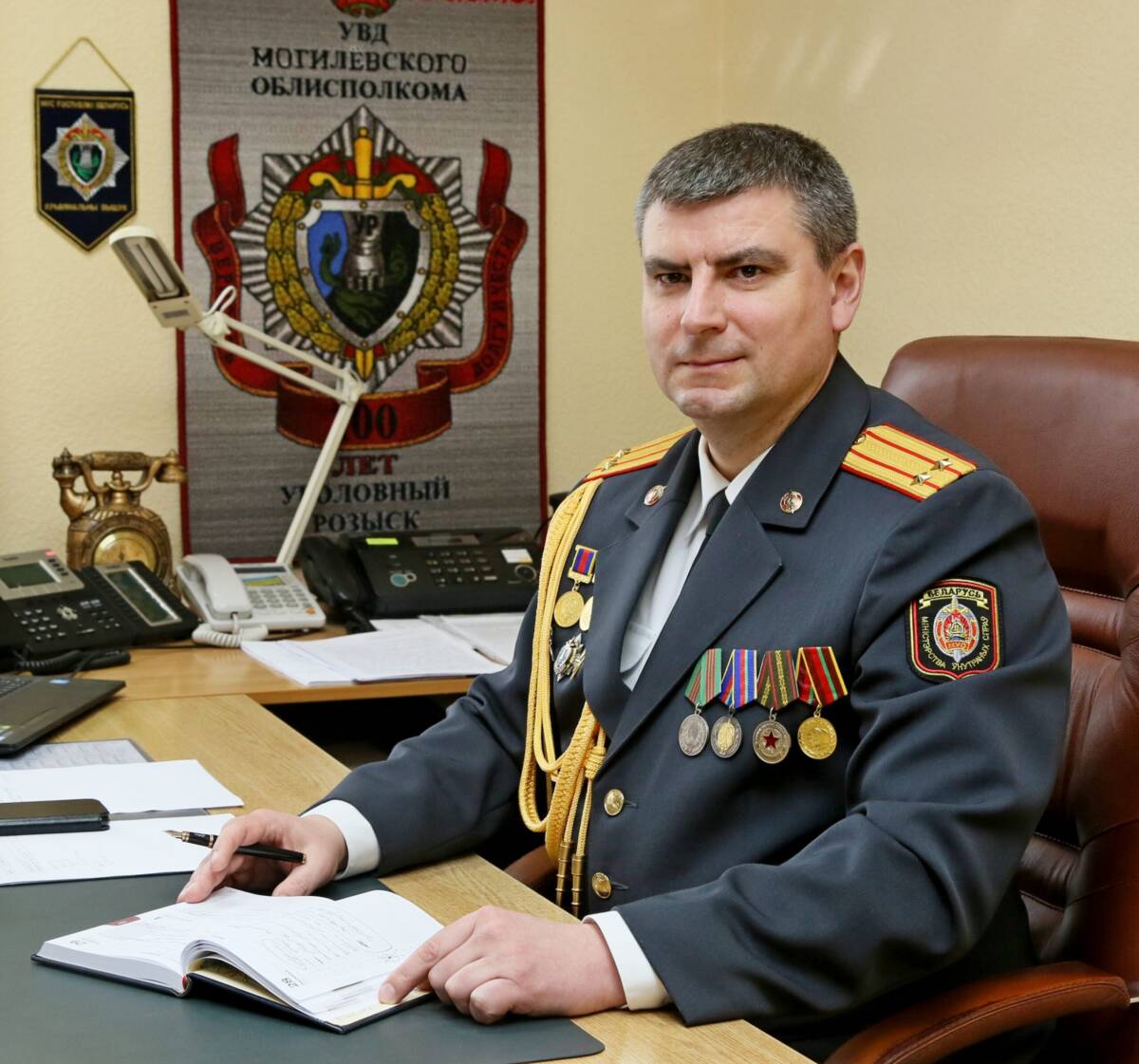 Накануне Дня белорусской милиции начальник Шкловского РОВД рассказал о работе правоохранителей