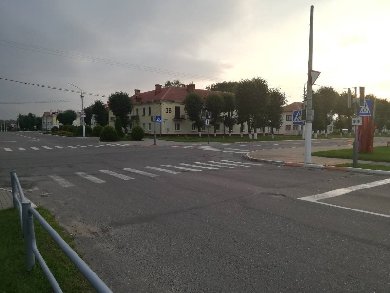 В Шклове возле лицея произошел наезд на пешехода