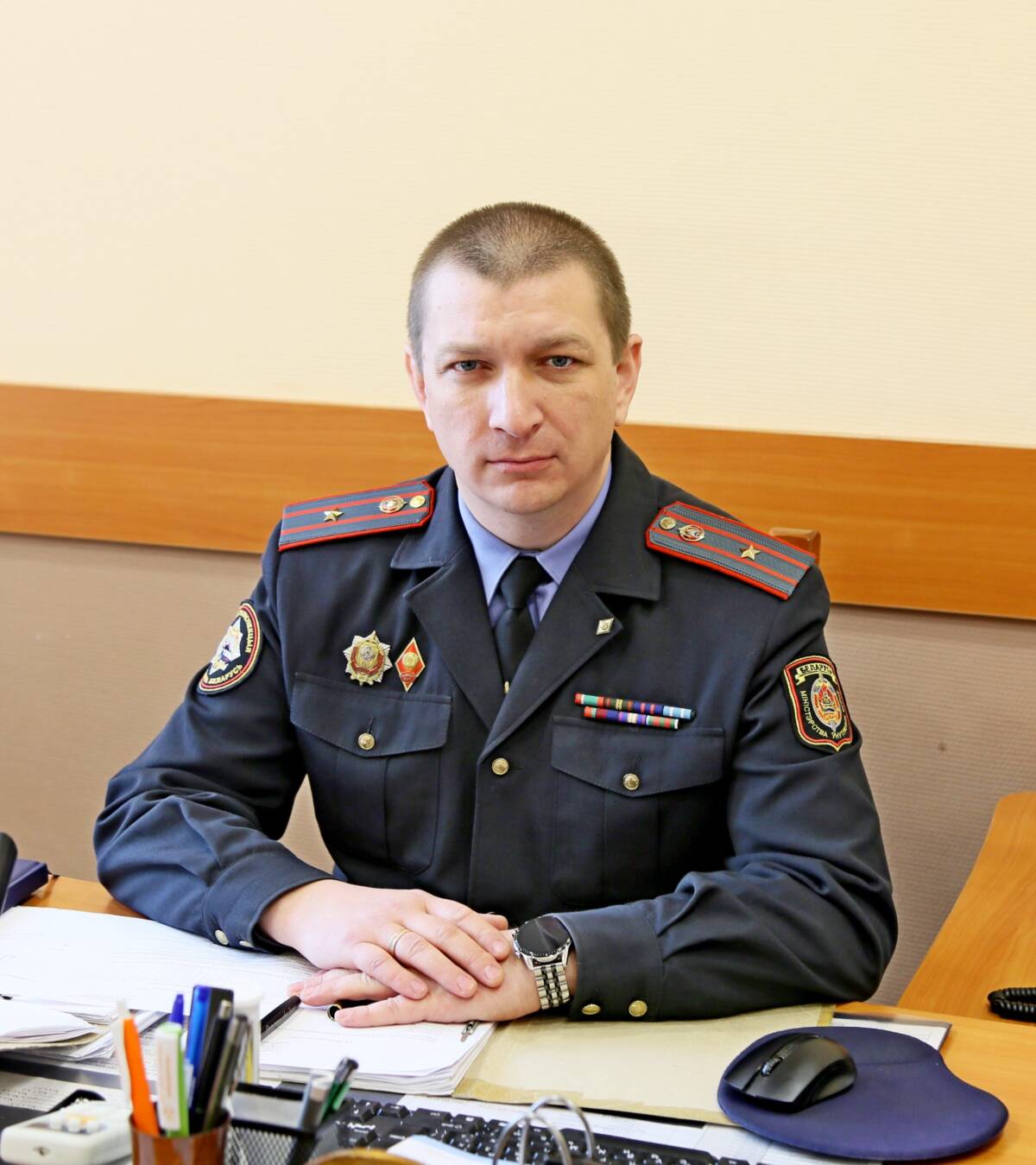 В отделении Госавтоинспекции Шкловского РОВД – новый начальник