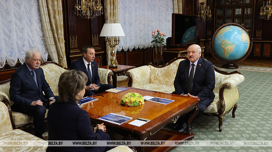 Александр Лукашенко встретился с генеральным директором АО «Российский экспортный центр» Вероникой Никишиной