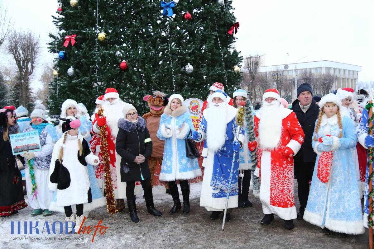 Программа проведения новогоднего парада Деда Мороза, Снегурочки и сказочных персонажей