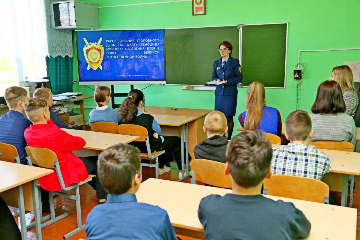 О состоянии законности и правонарушениях, совершаемых несовершеннолетними, рассказали учащимся Говядской СШ