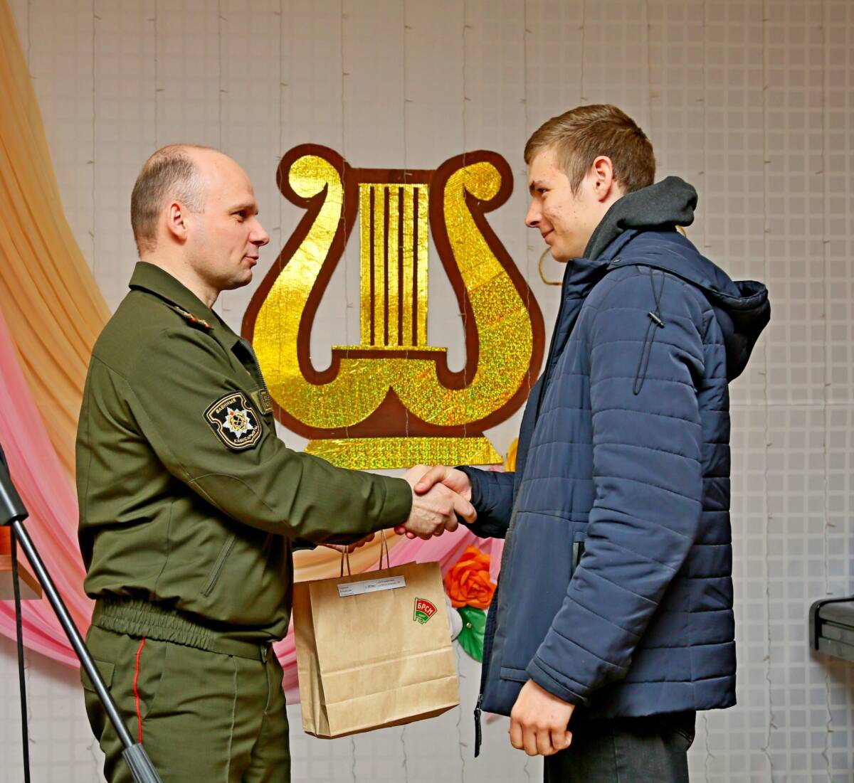 Слова напутствия прозвучали для призывников Шкловщины