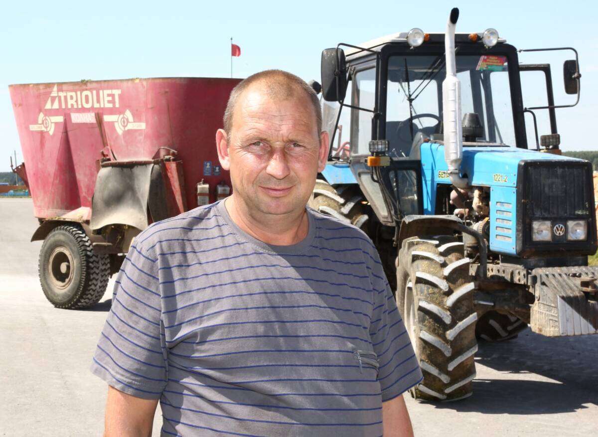 Где родился, там и пригодился. Виталий Колбанков работает в родном хозяйстве более 25 лет.