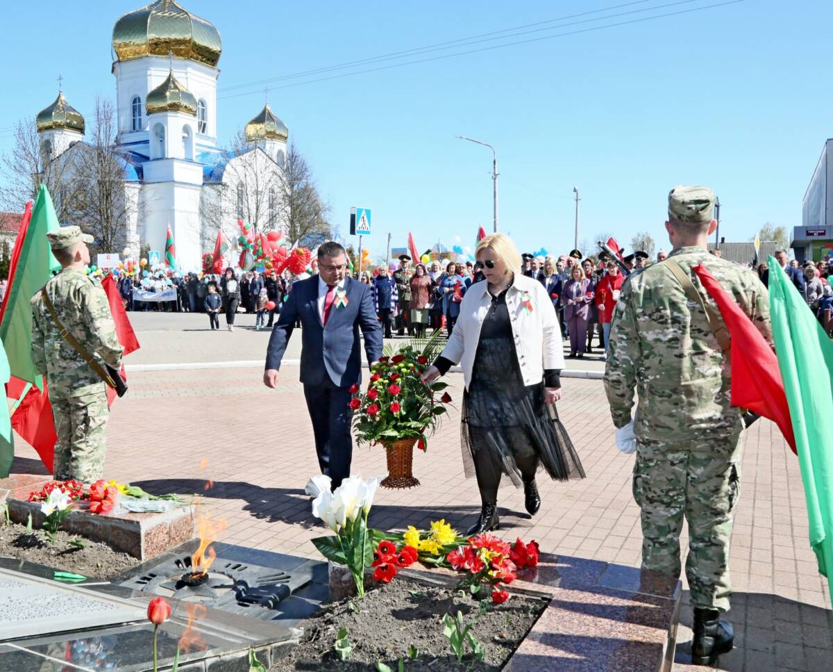 Состоялся торжественный митинг и на мемориальном комплексе «Память», посвященный 77-й годовщине Победы в Великой Отечественной войне