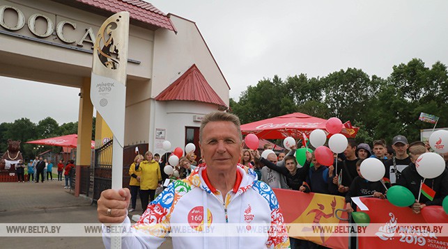 Могилев принял эстафету “Пламя мира” II Европейских игр