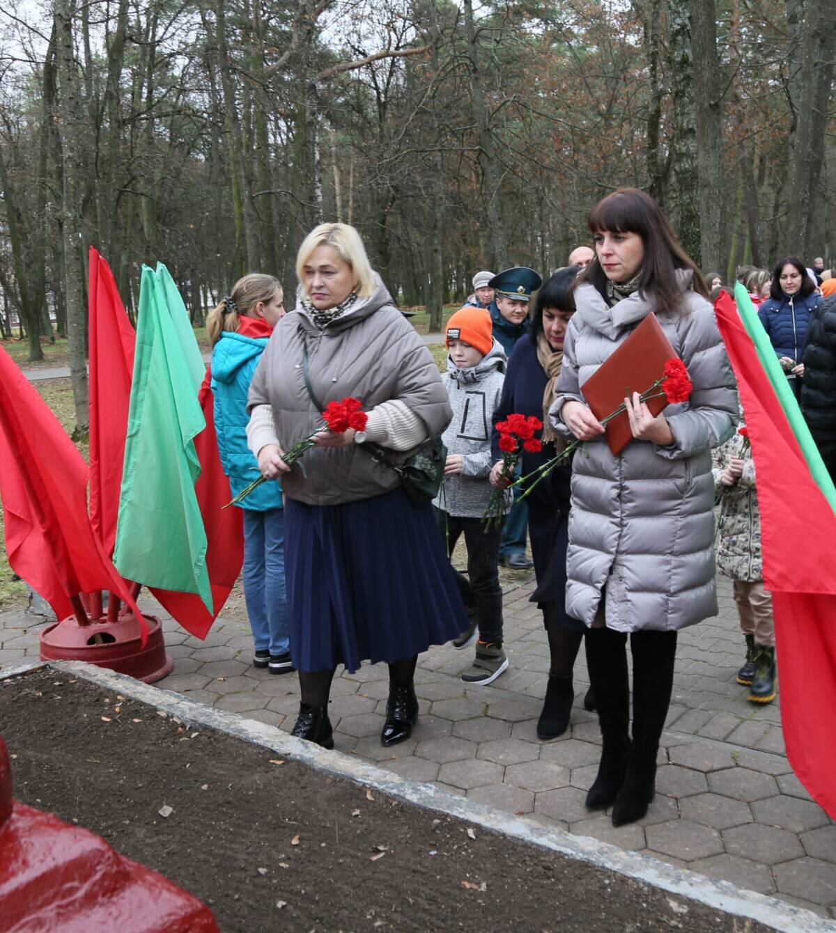 В Шклове прошел митинг, посвященный годовщине Октябрьской революции
