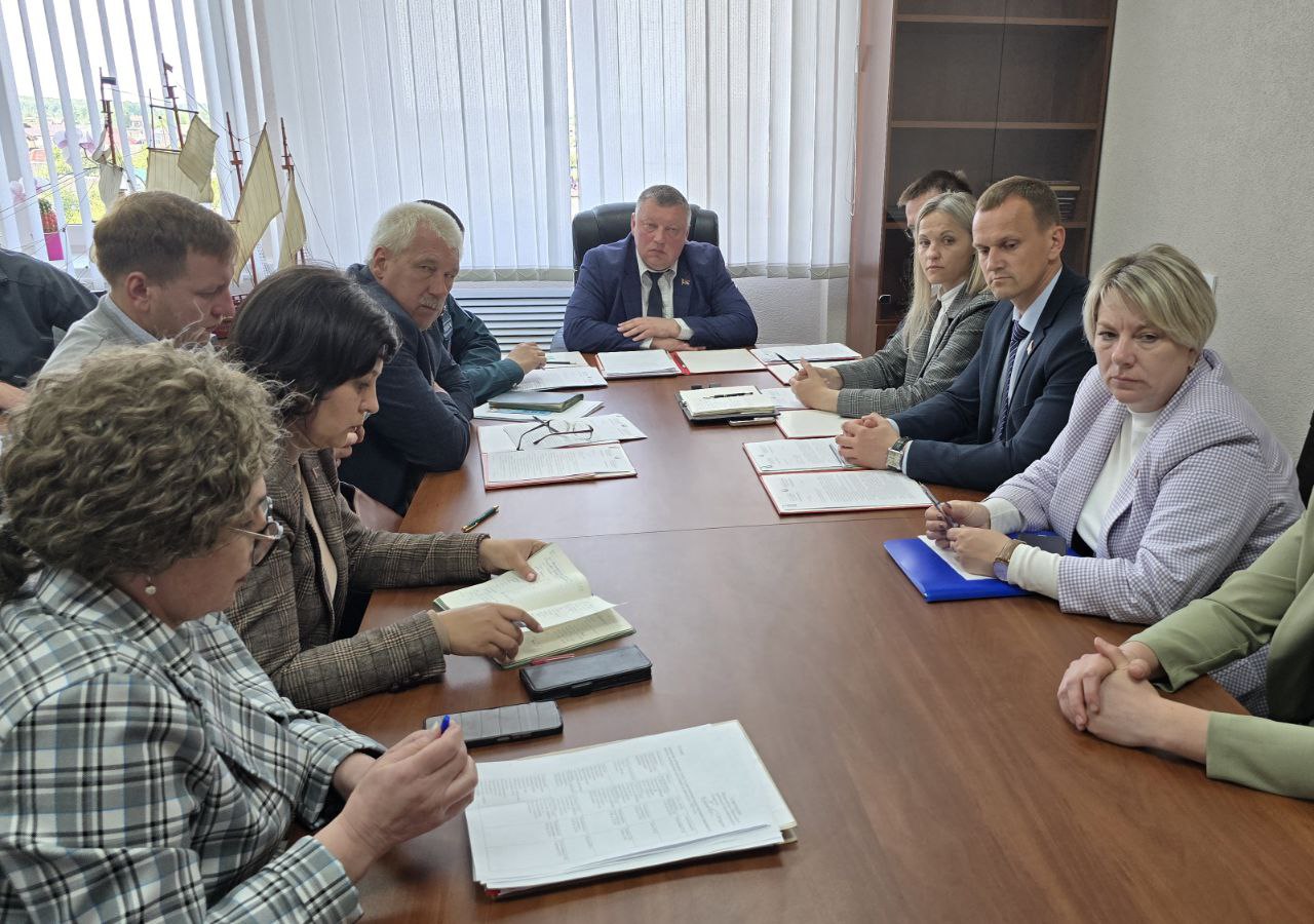 В Шклове прошло заседание президиума Шкловского районного Совета депутатов