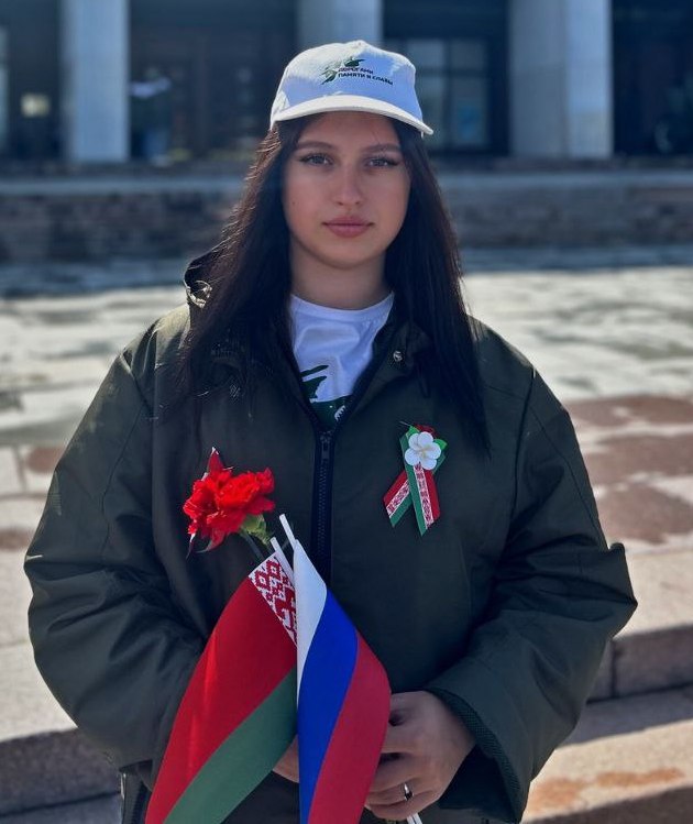 Шкловчанка Валерия Барковская – участница молодежного проекта “Дорогами Памяти и Славы”