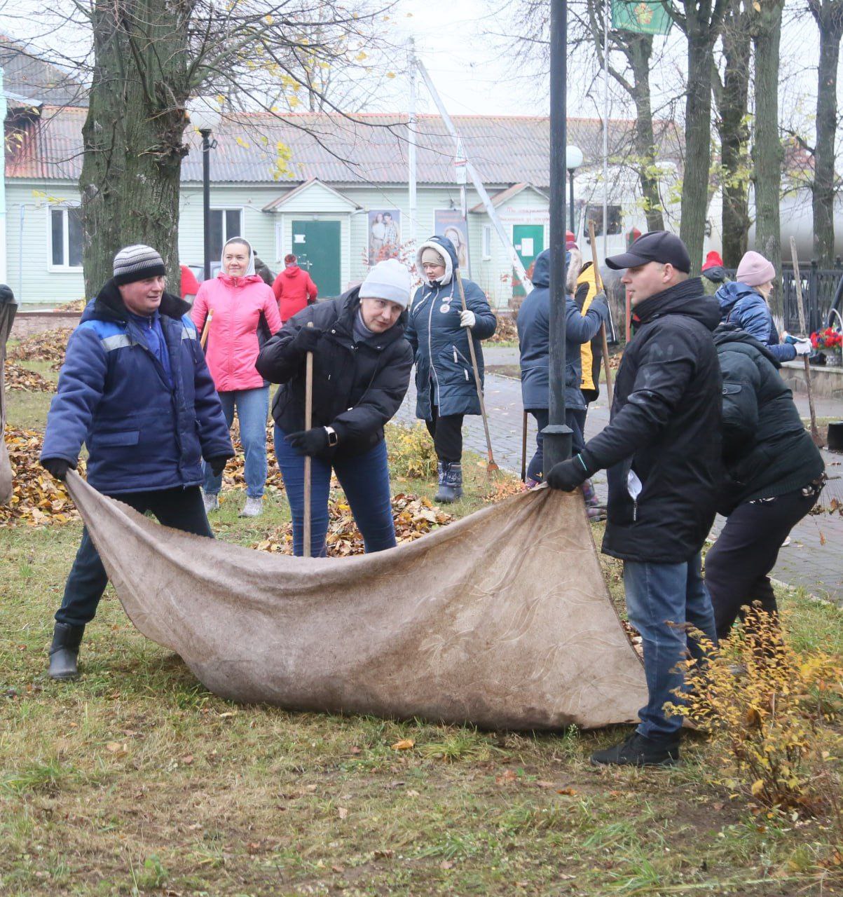 Единство во имя памяти. В центре внимания субботника на Шкловщине — памятные места