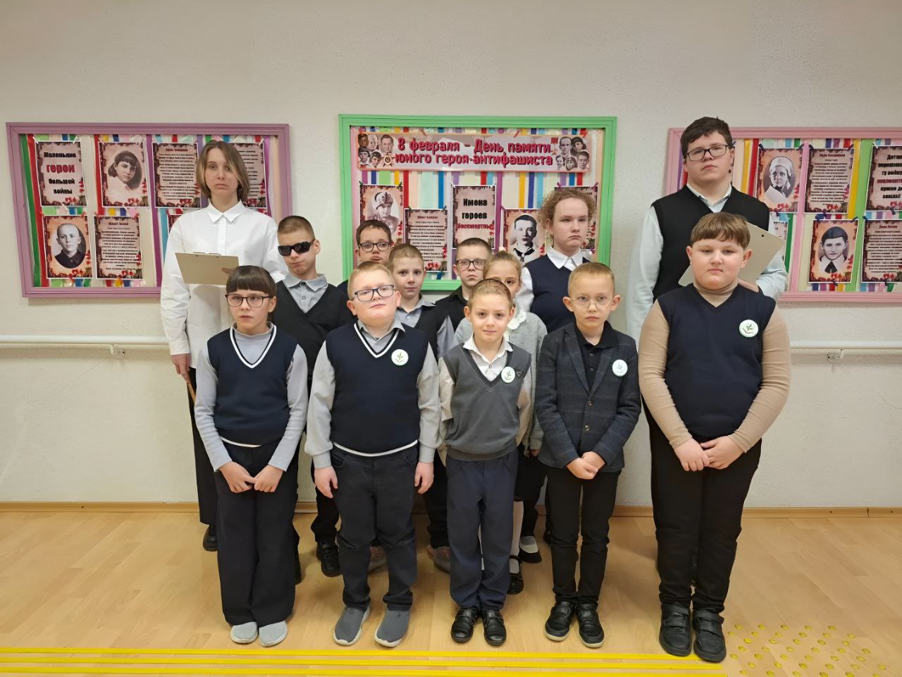 В Шкловской спецшколе организована памятная выставка «Маленькие герои большой войны»
