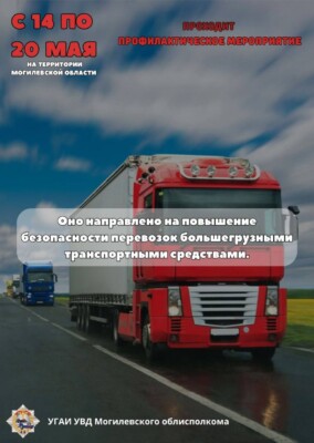 Большегрузы на особом контроле: в Шкловском районе ГАИ проводит комплекс профилактических мероприятий