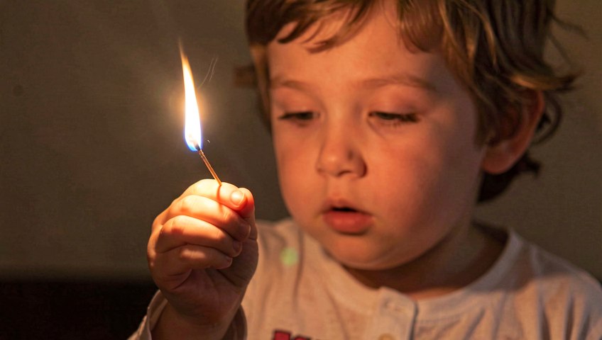 Внимание, родители! Детская шалость с огнем приводит к пожарам и несчастным случаям
