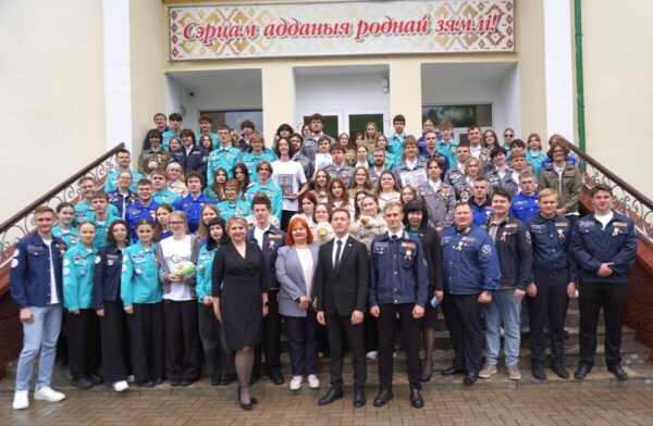 На Шкловщине встречали участников третьего трудового семестра