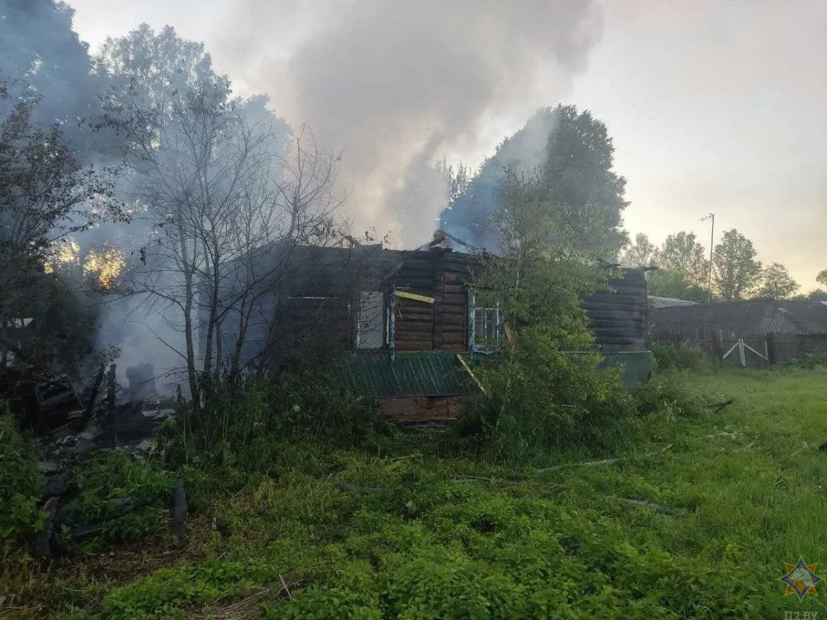 В Шкловском районе на пожаре погиб мужчина