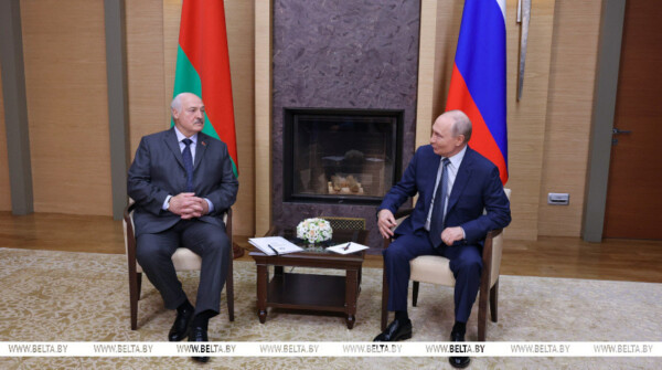 Александр Лукашенко на встрече с Владимиром Путиным позитивно оценил совместную работу правительств Беларуси и России