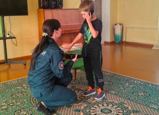 Шкловский РОЧС напоминает ребятам о безопасности