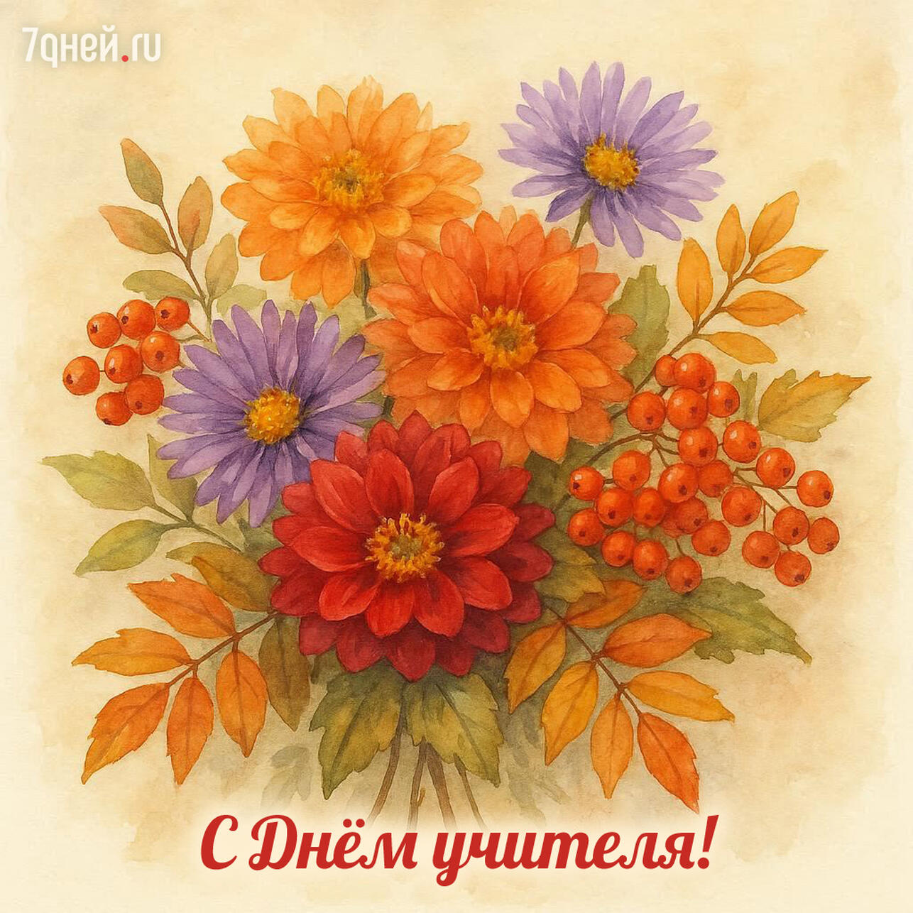 Поздравление руководства района с Днем учителя