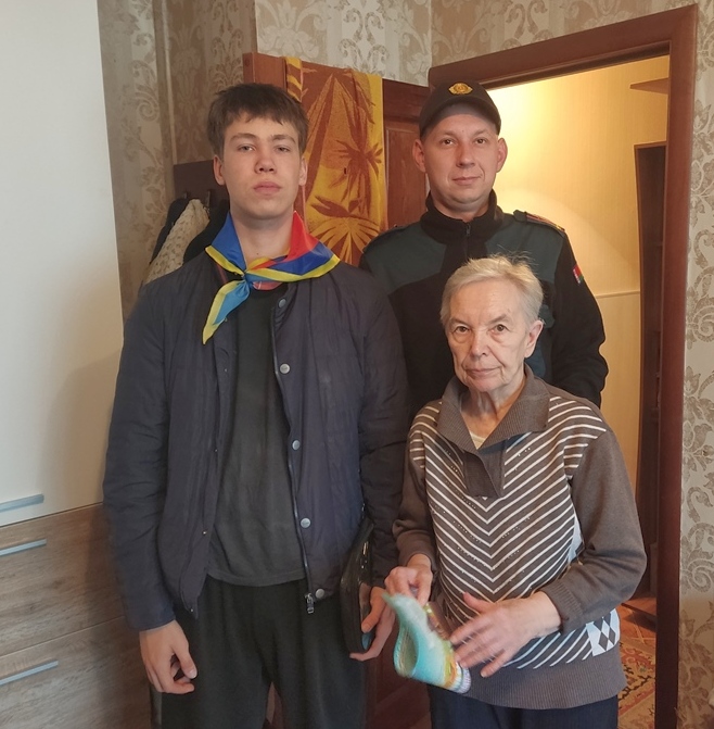 Шкловская молодежь подключилась к марафону «112 добрых дел»